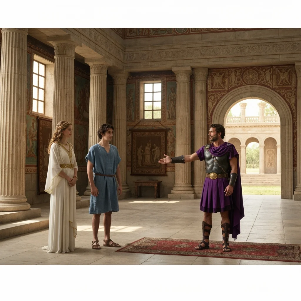 Illustration for: A Visit to Sparta