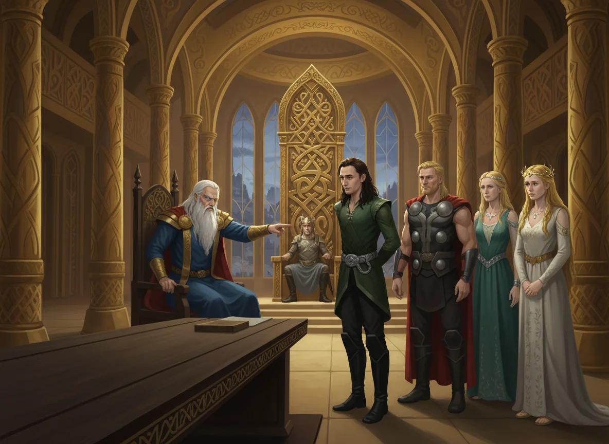 Illustration for: Odin's Stern Command