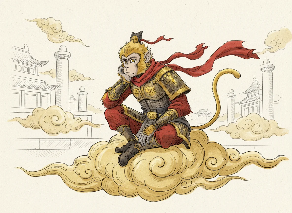 Illustration for: Wukong's Celestial Boredom